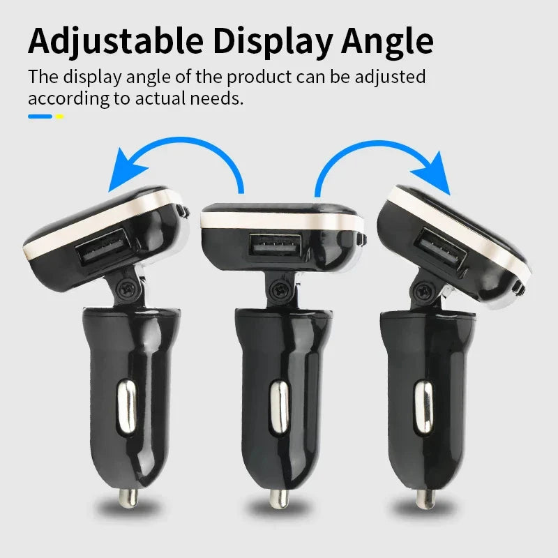 Smart USB Wireless Tire Pressure Monitoring System with Solar Charging Black